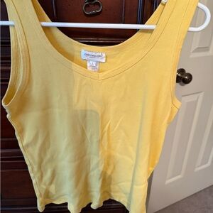 Jones New York Vibrant Yellow Tank Top